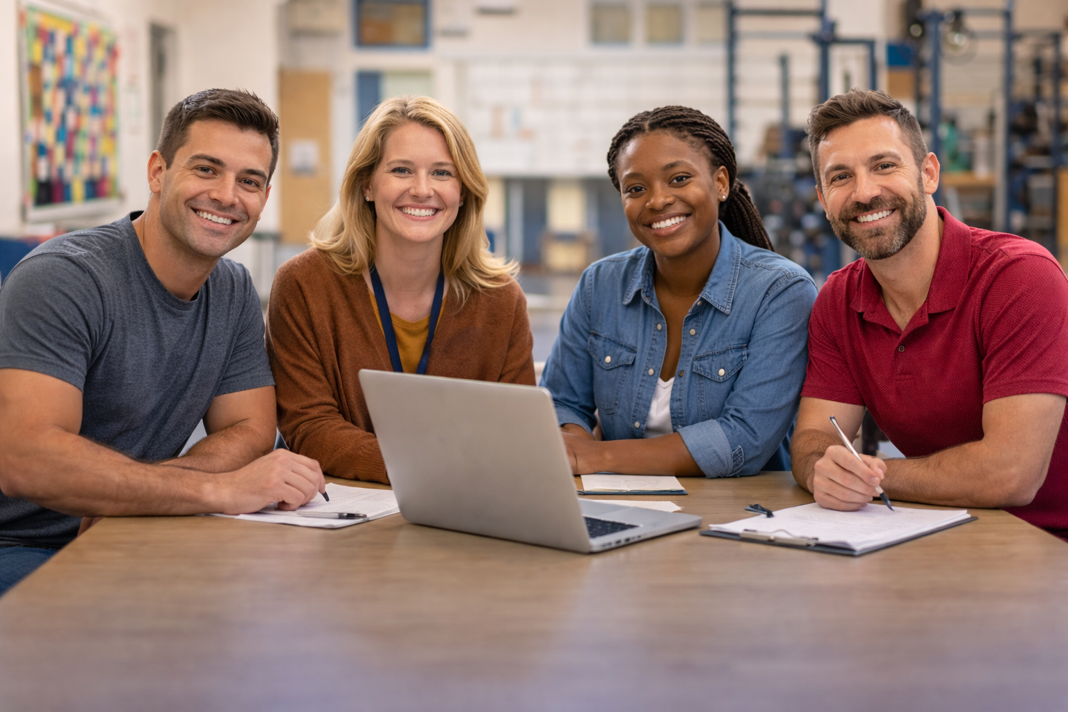 Employer hero: Team in workplace